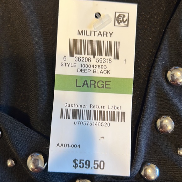 INC Women’s Embellished Cut-out Top Large - Picture 9 of 9